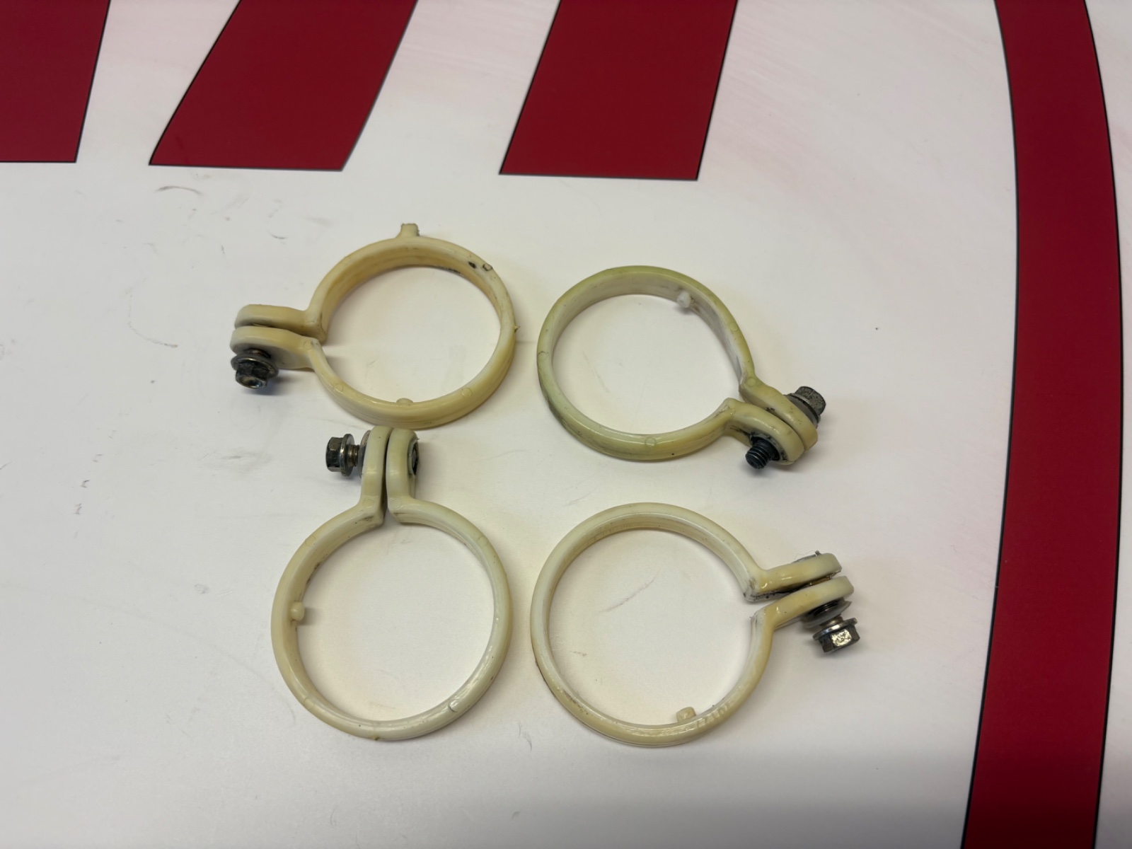 Ducati 748 996 916 998 ST4 S ABS ST2 mudguard clamps 800070133 / 800070127