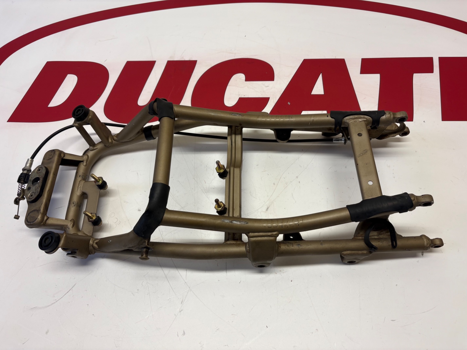 Ducati Biposto 916 748 996 rear frame bronze subframe tail 47010321A 16M ECU