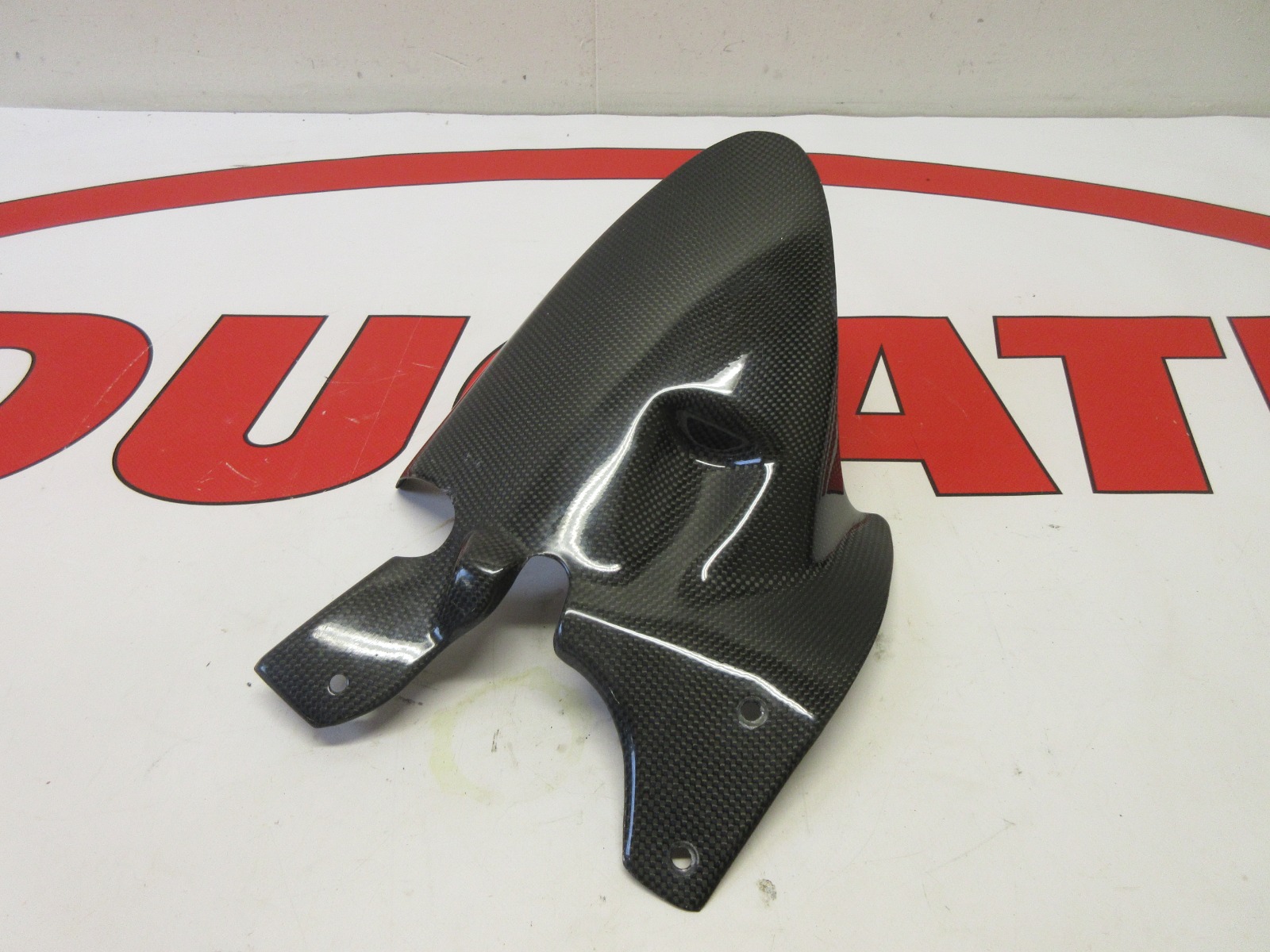 Ducati carbon fiber rear mudguard hugger 848 1098 1198