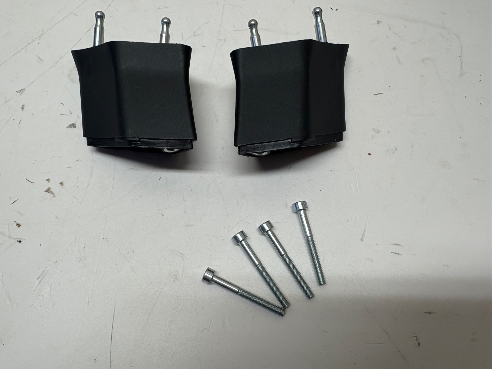 Ducati left & right mirror spacers extenders extension 848 1098 1198 71314611A