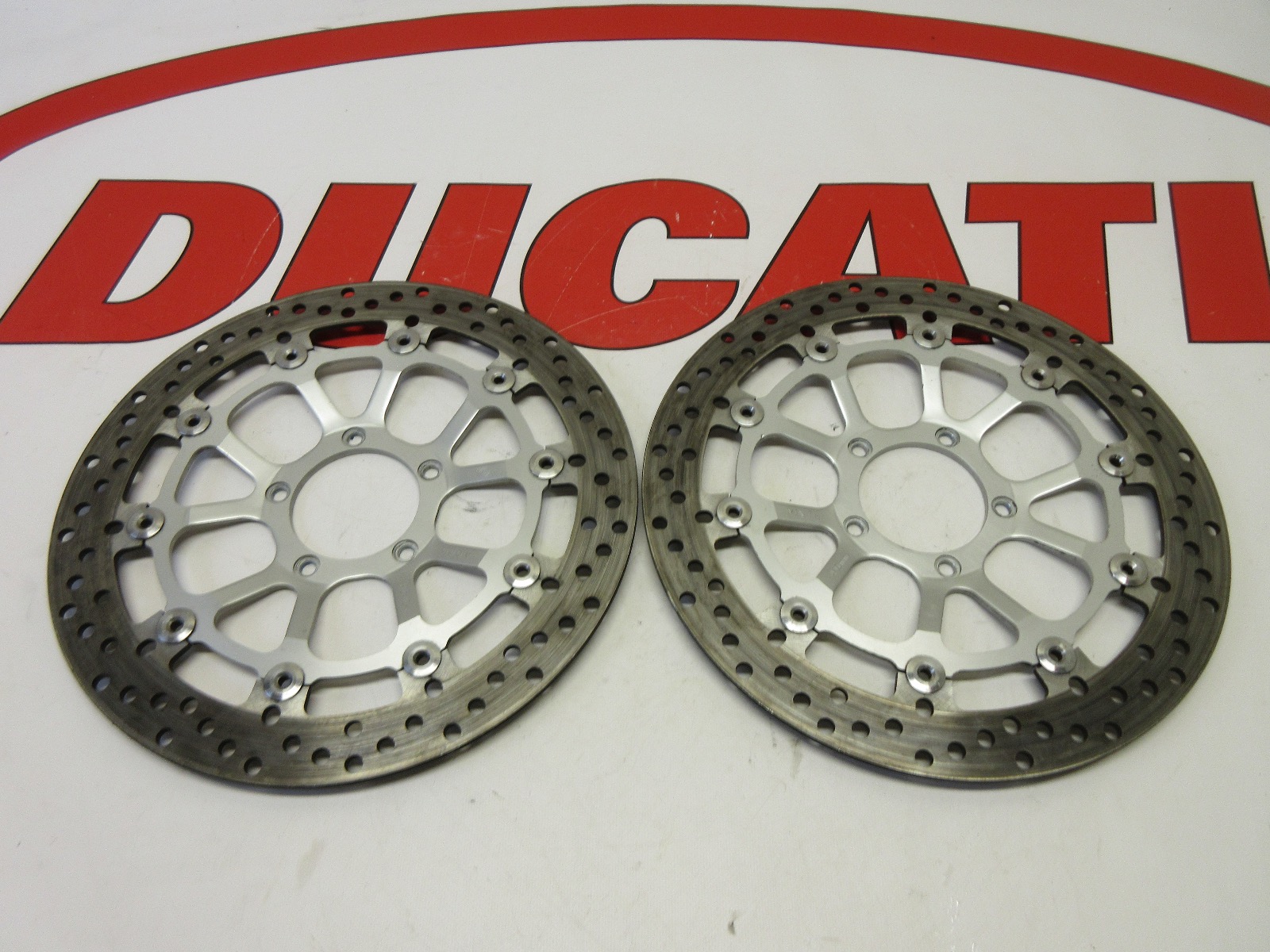 Ducati left & right Brembo front brake discs rotors set 749 999 848 49240751A