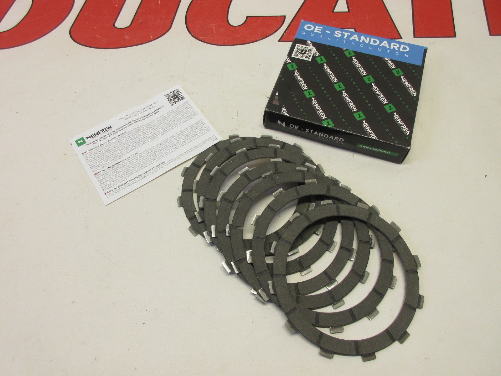 Ducati Newfren clutch friction plate set All dry clutch models F1545A