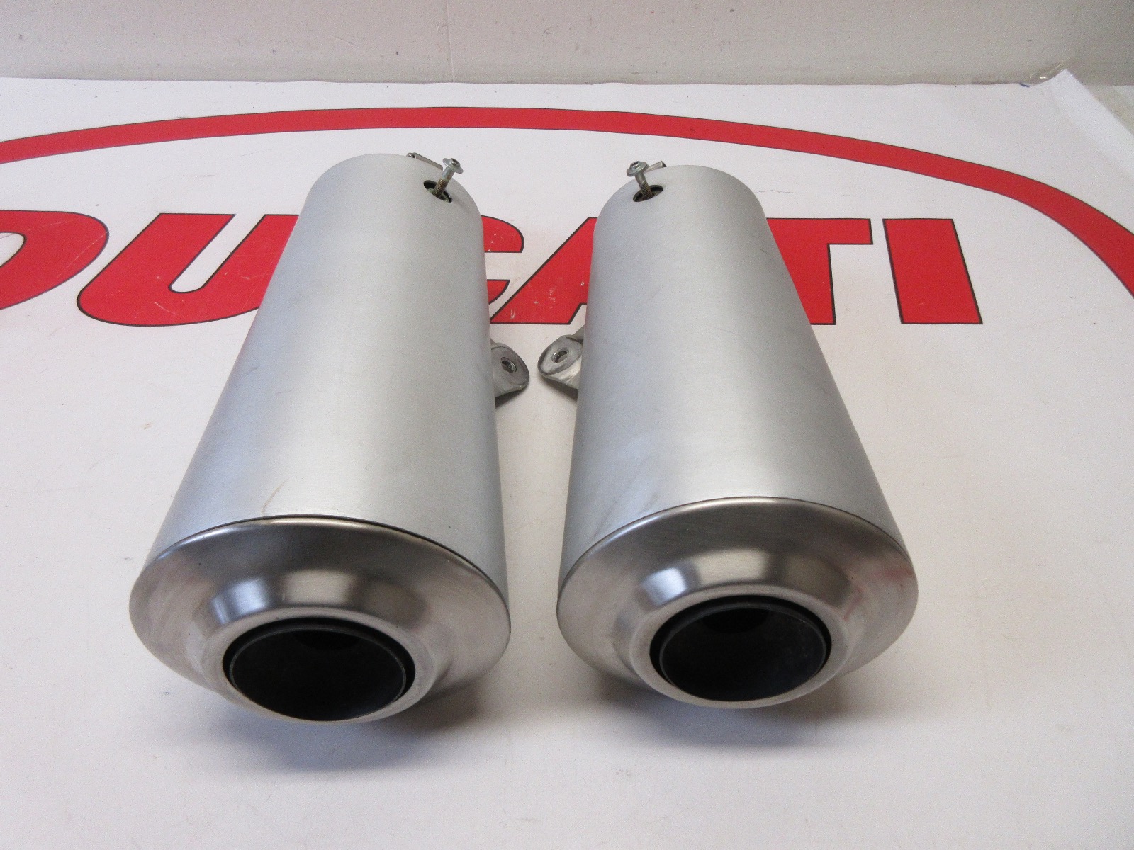 Ducati right & left Monster 696 exhaust silencer silencers Remus ZDM A60 ZDM B60
