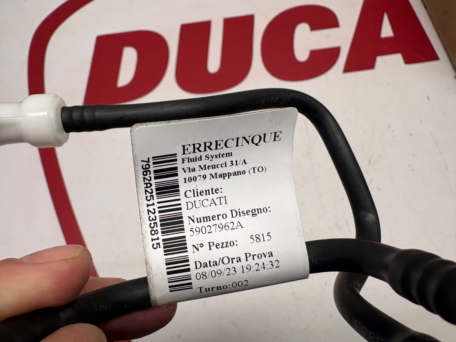 Ducati pipe set upper Streetfighter V2 & Panigale V2 59027962A