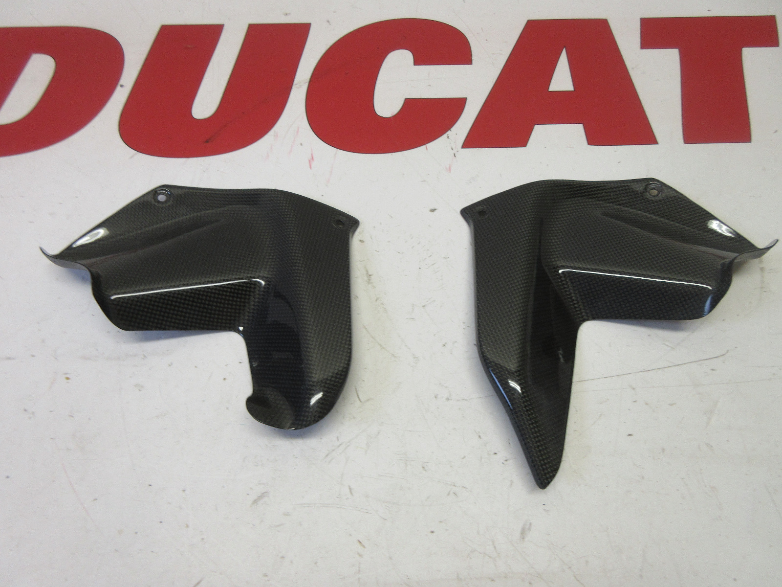 Ducati air deflectors bottom Carbon Multistrada 1200 Tamburini
