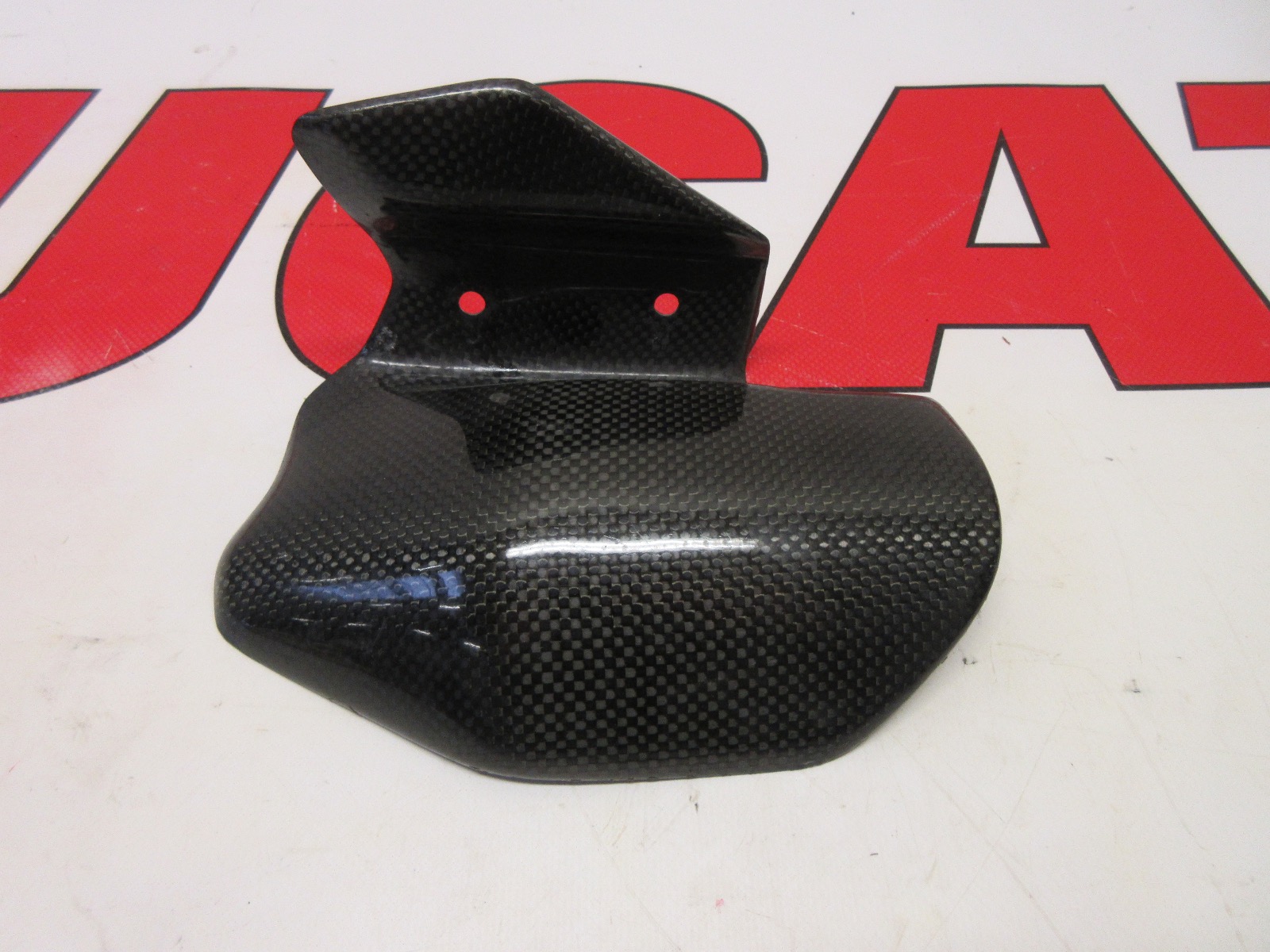Ducati Monster carbon exhaust heat guard left 46010393A
