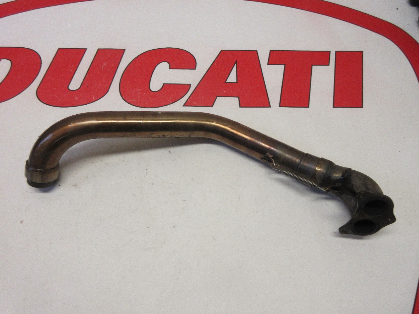 Ducati horizontal exhaust pipe & header 45mm 748 916 996 57010221A