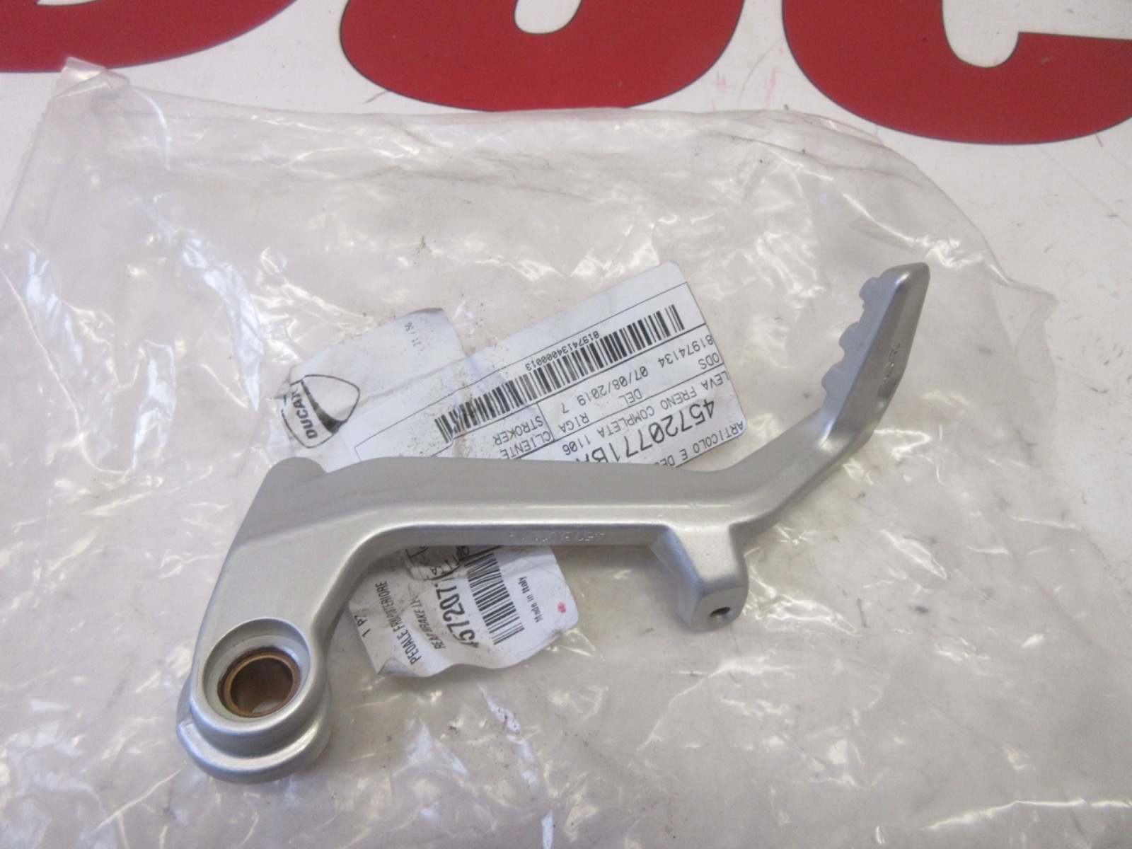Ducati rear brake lever pedal Multistrada 950 V2 1200 1260 45720771BA