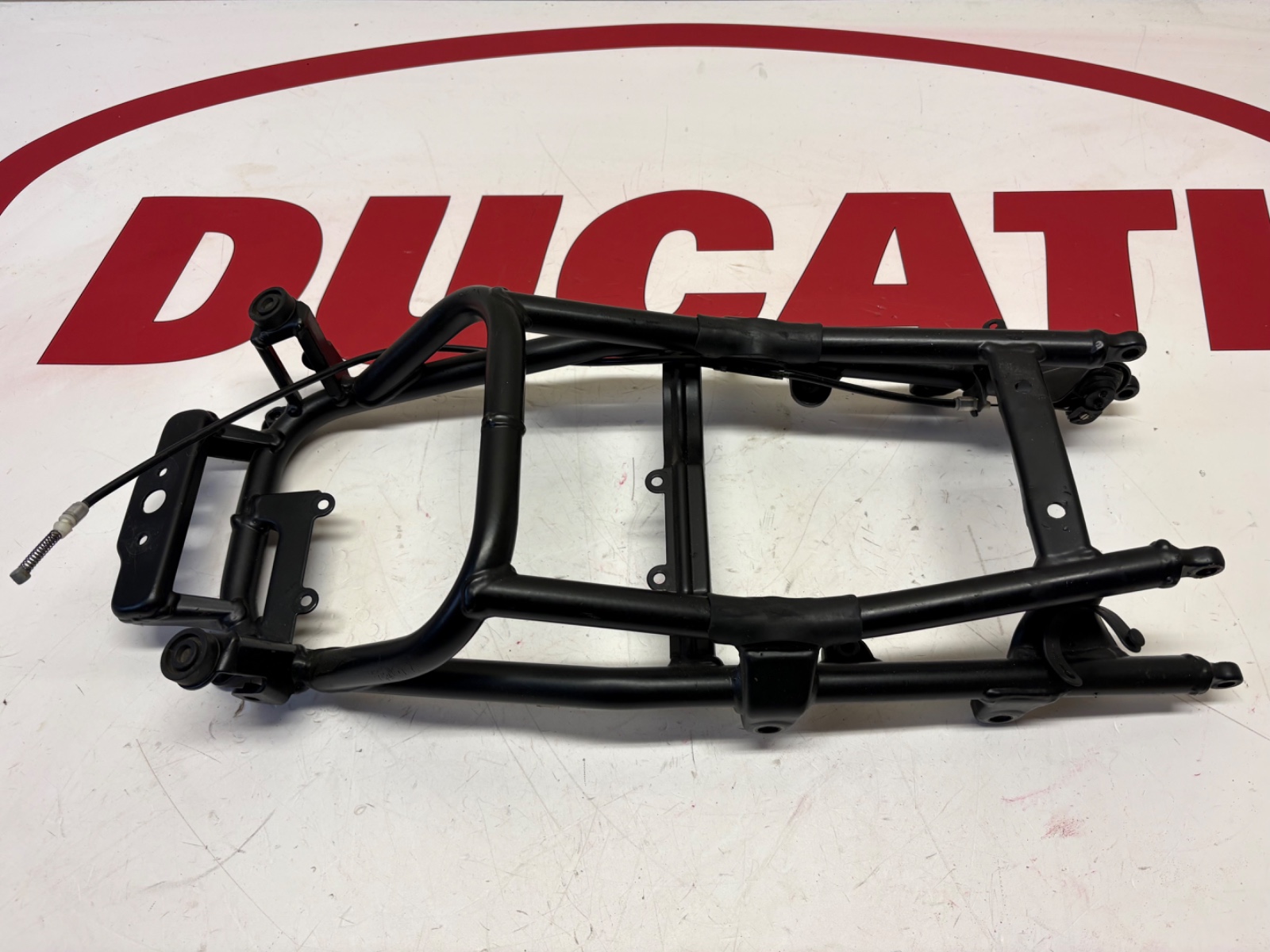 Ducati Biposto 916 748 996 16M ECU rear frame mat black subframe tail 47010321A