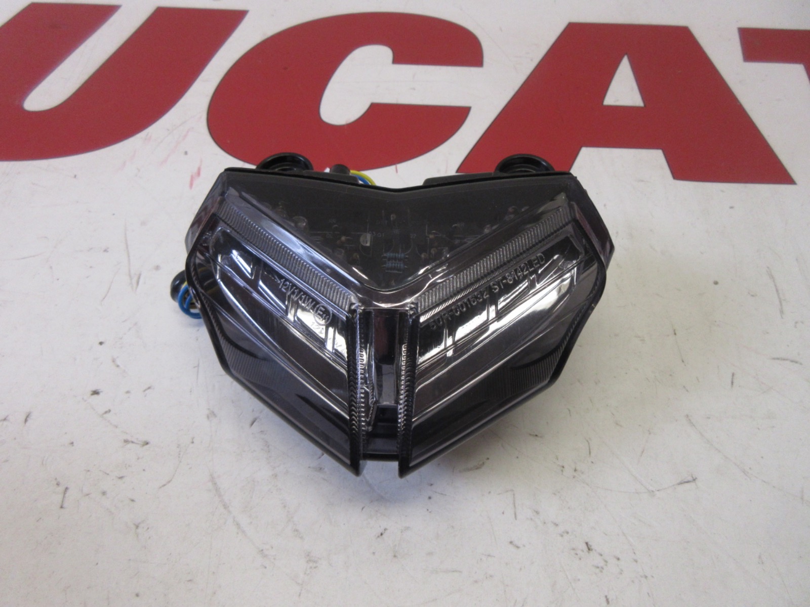 Ducati tail light smoke integrated indicators LED 848 1098 1198 taillight