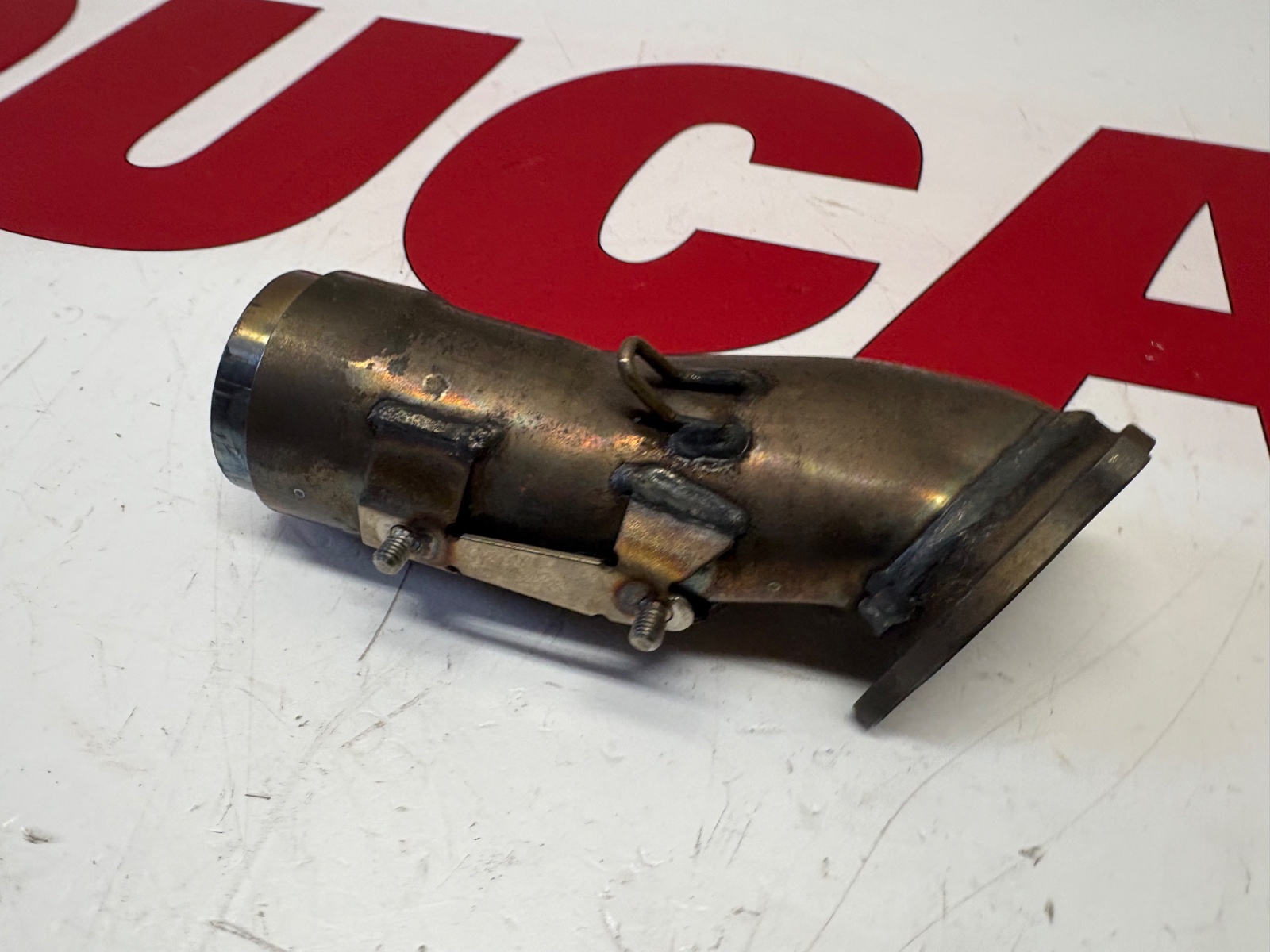 Ducati vertical exhaust manifold header 1098 848 superbike & Streetfighter 1100