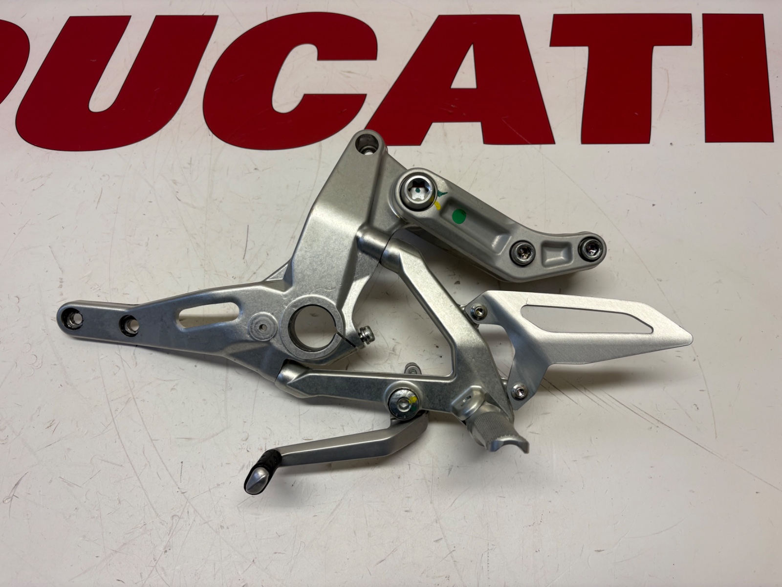 Ducati Left footrest bracket complete & gear change Panigale 899 1199 1299 & V2