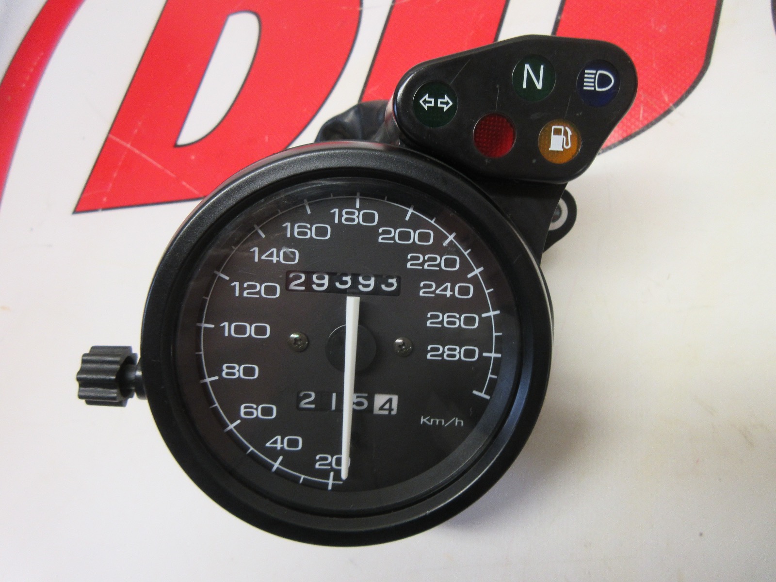 Ducati speedometer speedo meter & housing 748 996 998 ST4 S 40140281A 280 KM/H