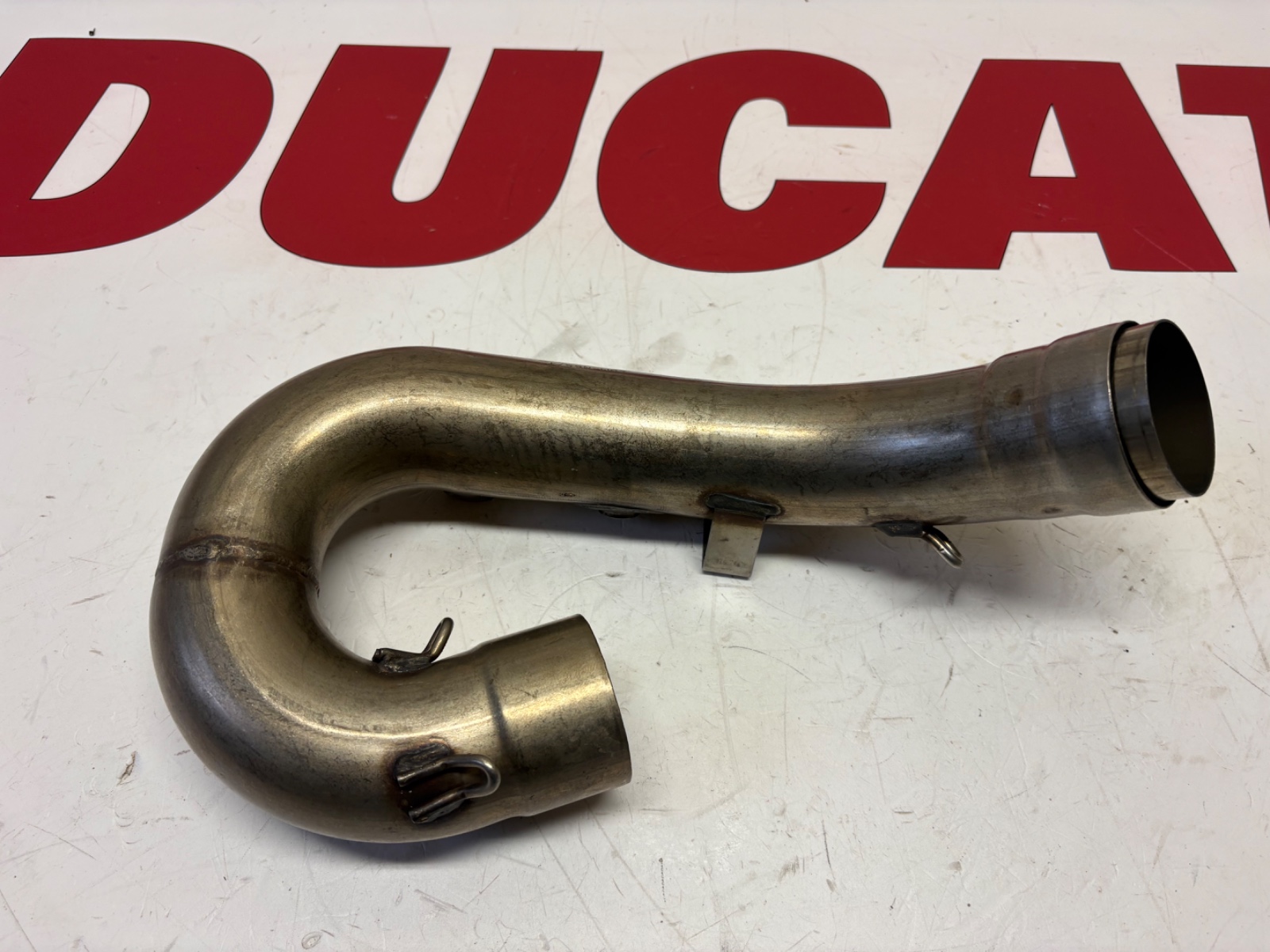 Ducati Panigale 899 1199 vertical exhaust header mid pipe 57113002C