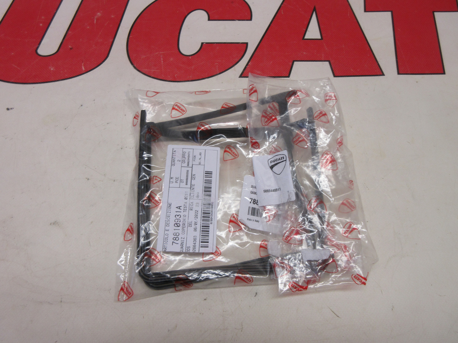 Ducati valve cylinder head cover gasket Monster Hyper Multi 78810931A