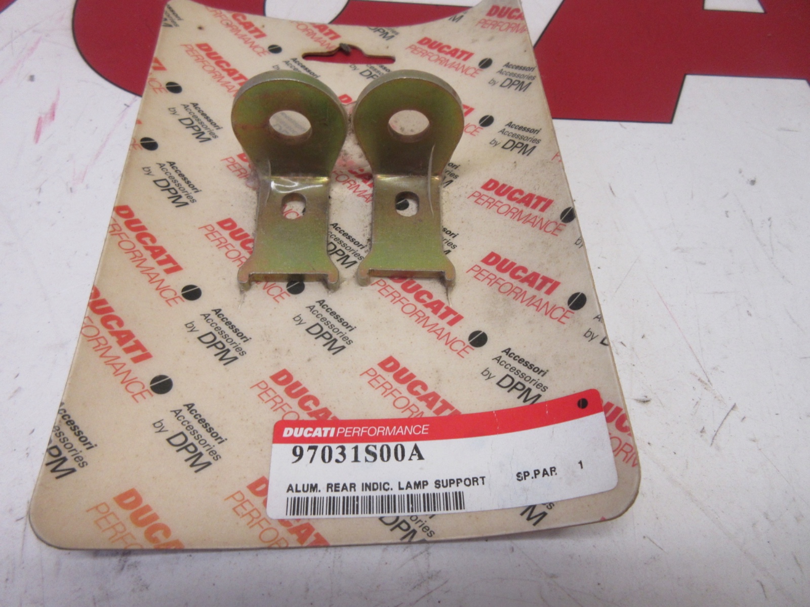 Ducati Performance Turn Signal indicator Support Mounts Monster NEW 97031S00A