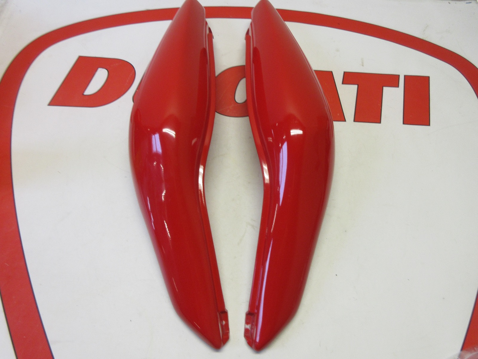 Ducati left & right rear fairing frame cover RED 48210211CA 48210221CA ST2 & ST4