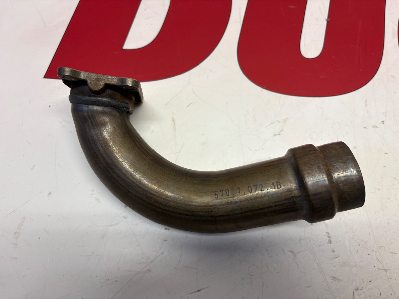 Ducati Horizontal exhaust pipe manifold Superbike 749R 999 999S 999R 57010721B