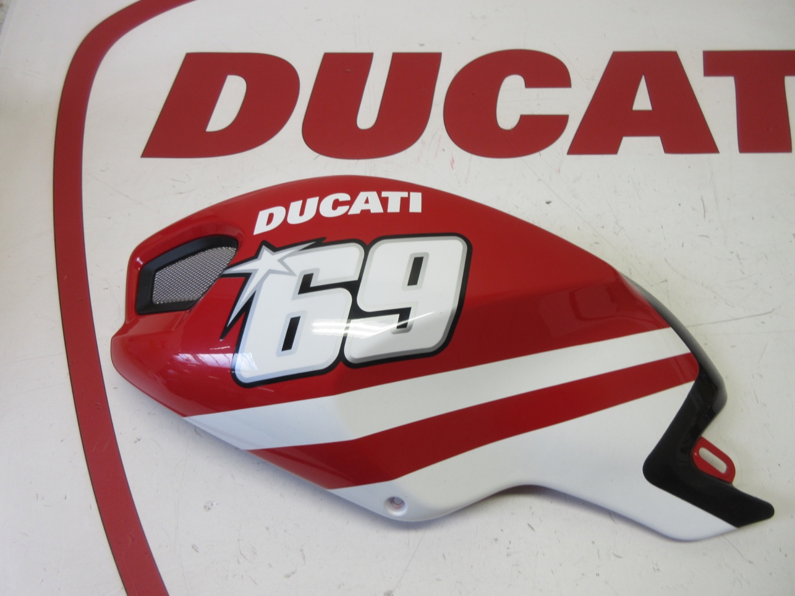 Ducati Left hand tank fairing panel red Monster 696 796 1100 Hayden