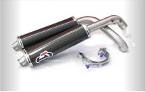Ducati Termignoni Carbon fibre racing silencer kit 45mm 748 996 998 96103402B