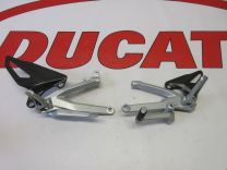 Ducati rear set footrest left right carbon heelplates brake gear Panigale V4 V4S