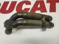 Ducati exhaust link pipe collector 45-45 mm 748 916 996 superbikes 57010301A
