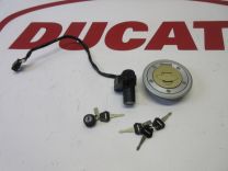 Ducati locks set fuel cap key ignition 4 original keys Supersport 750 900