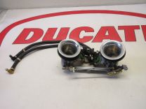 Ducati throttle bodies including hoses quick release 28240122A 748 748S 748SPS