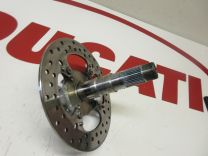 Ducati Hypermotard Monster 848 & Streetfighter rear wheel axle spindle & disc