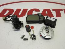 Ducati lock set handsfree kit Tacho Speedo Multistrada 1200 40610873B NO ABS !!