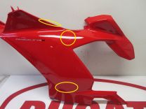 Ducati Left hand LH upper fairing panel red Panigale V4S 48019152AA 2018 2019