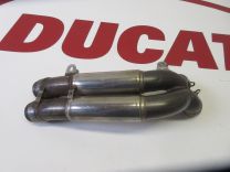 Ducati collector exhaust link pipe 45-45 mm 748 916 996 superbikes 57010301A