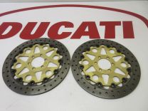 Ducati Brembo full floater brake disc set 888 748 916 996 998 49240081A
