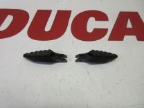 Ducati footrest peg left & right Diavel 46410632B 46410643B
