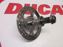 Ducati rear wheel axle spindle & disc Hypermotard Monster 848 & Streetfighter