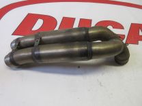 Ducati exhaust link pipe collector 45-45 mm 57010301A 748 916 996 superbikes