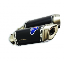 Termignoni titanium black exhaust silencers Hypermotard 950 / SP 020CRB